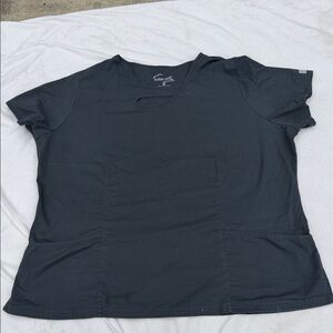 Elegant Women's Black Short Sleeve Top